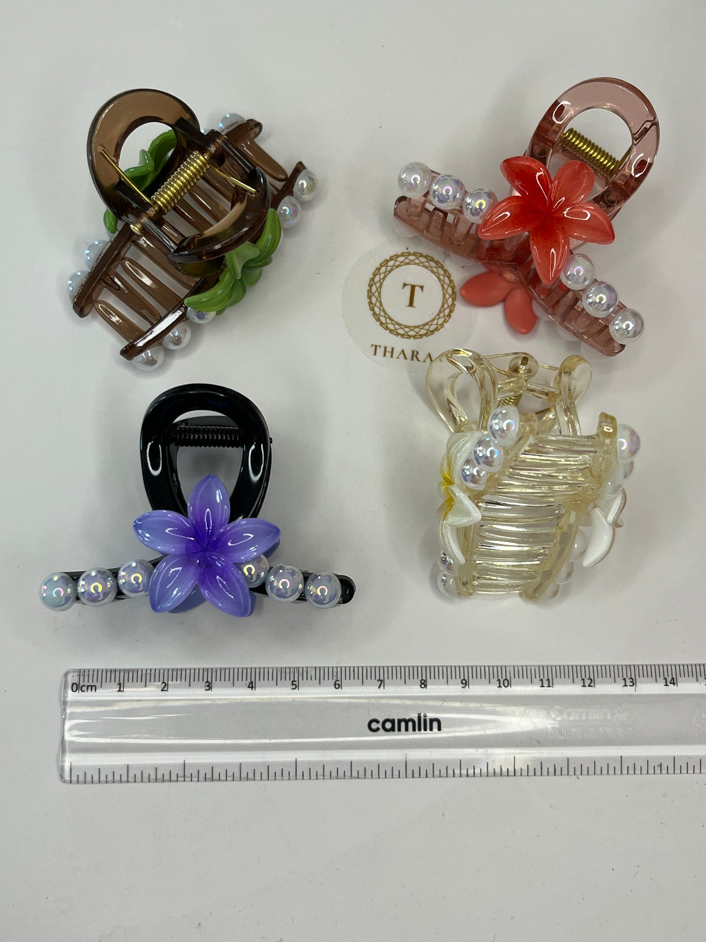 Pearl Plumeria Flower Hair Clip