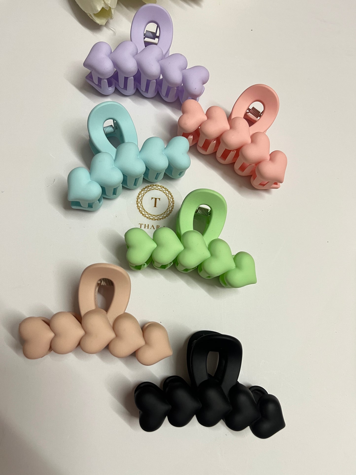 Cute Heart HairClaw clip
