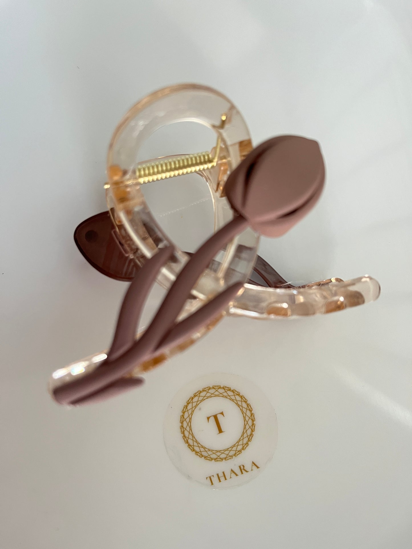 Lotus Bud Hair Claw Clip – Medium Size