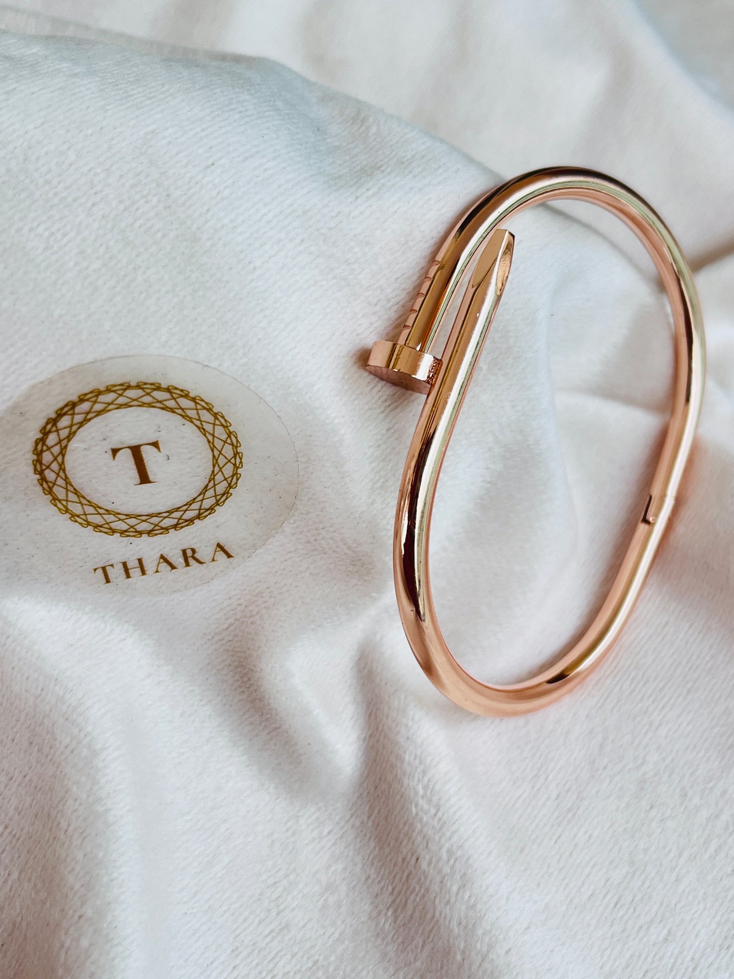 Nail RoseGold Antitarnish Kada