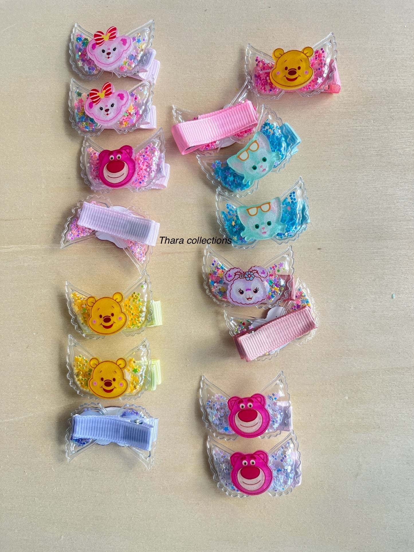 Adorable Bunny Glitter Hair Clips – Set of 2