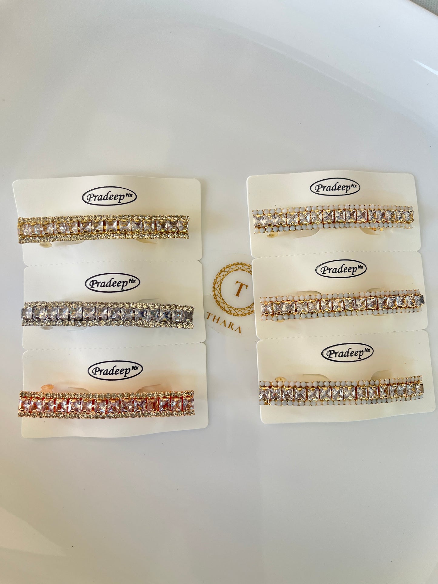 Luxe Aurora Crystal Center Clip