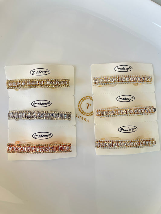 Luxe Aurora Crystal Center Clip