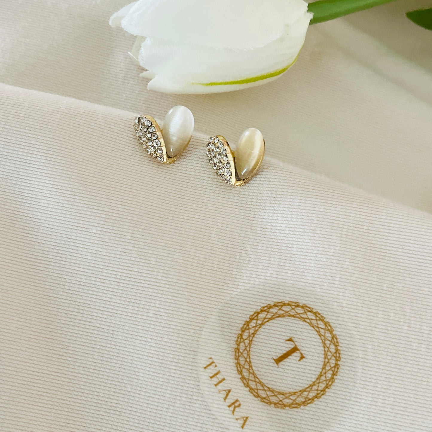 Stunning Heart Stud Earring