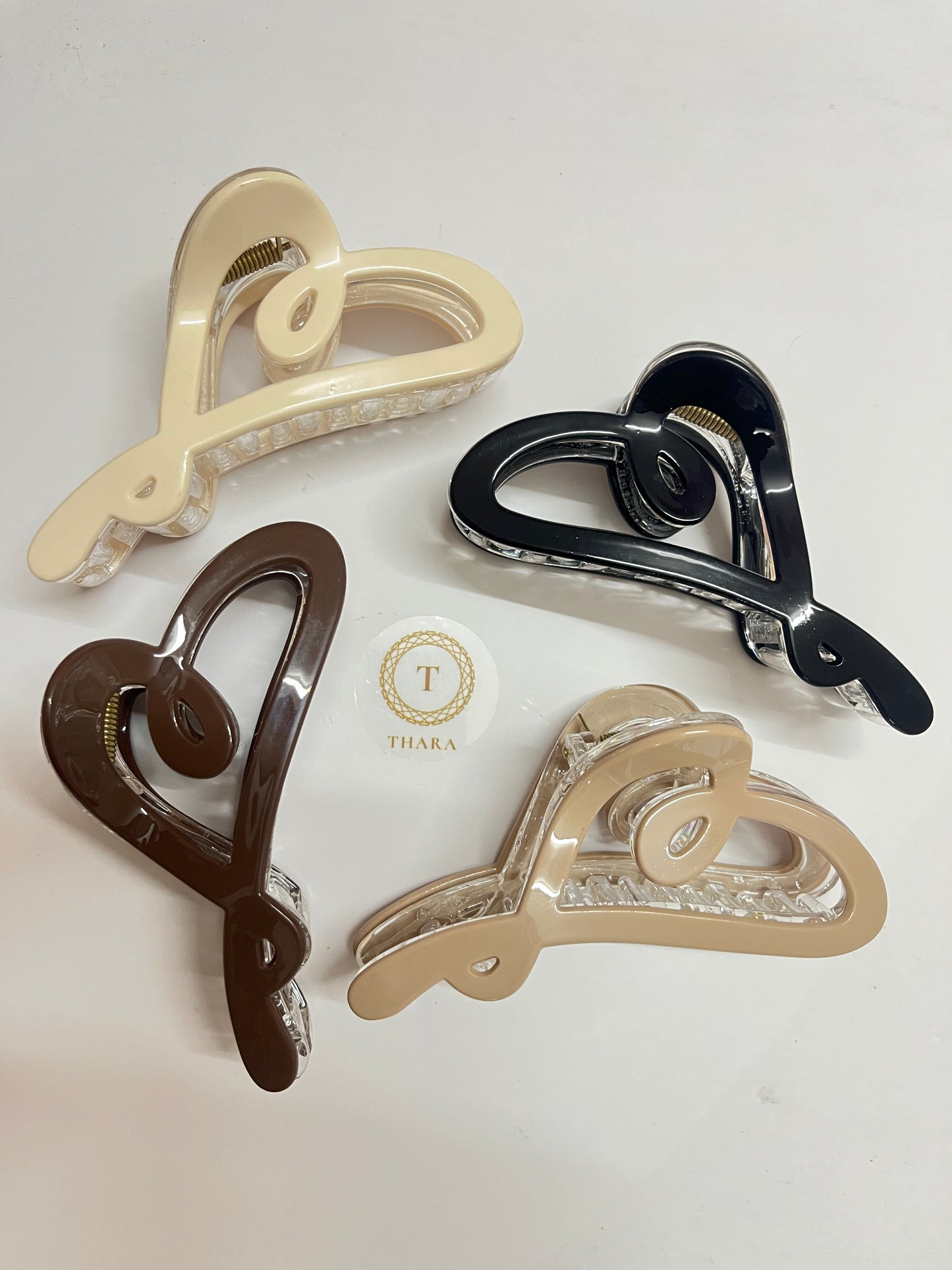 Classy Layered Heart HairClaw Clip