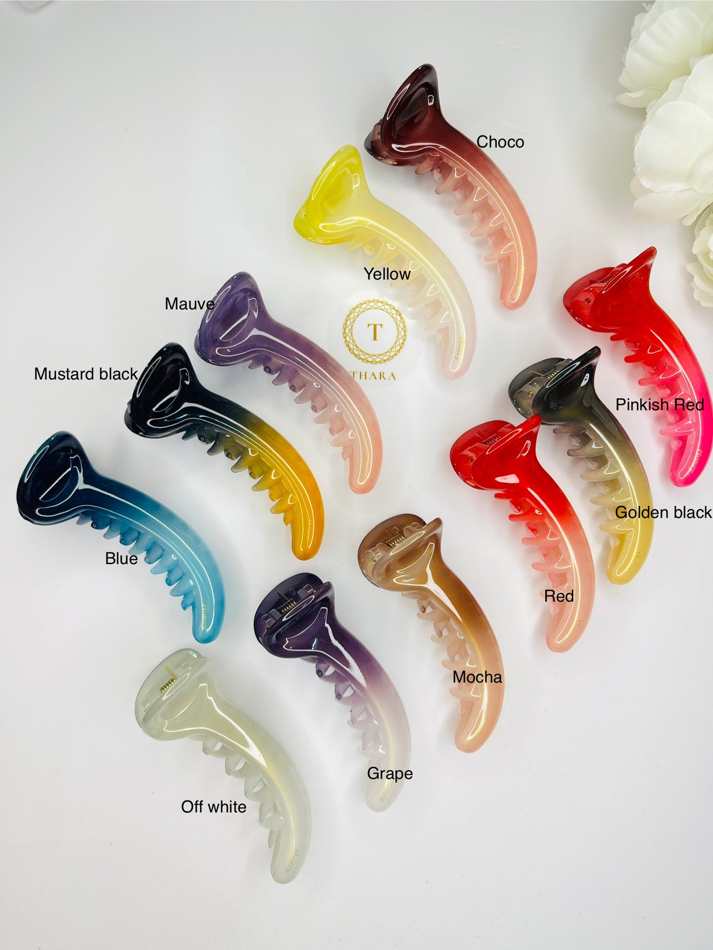 Dual Shade Banana Clips - Brand Honey