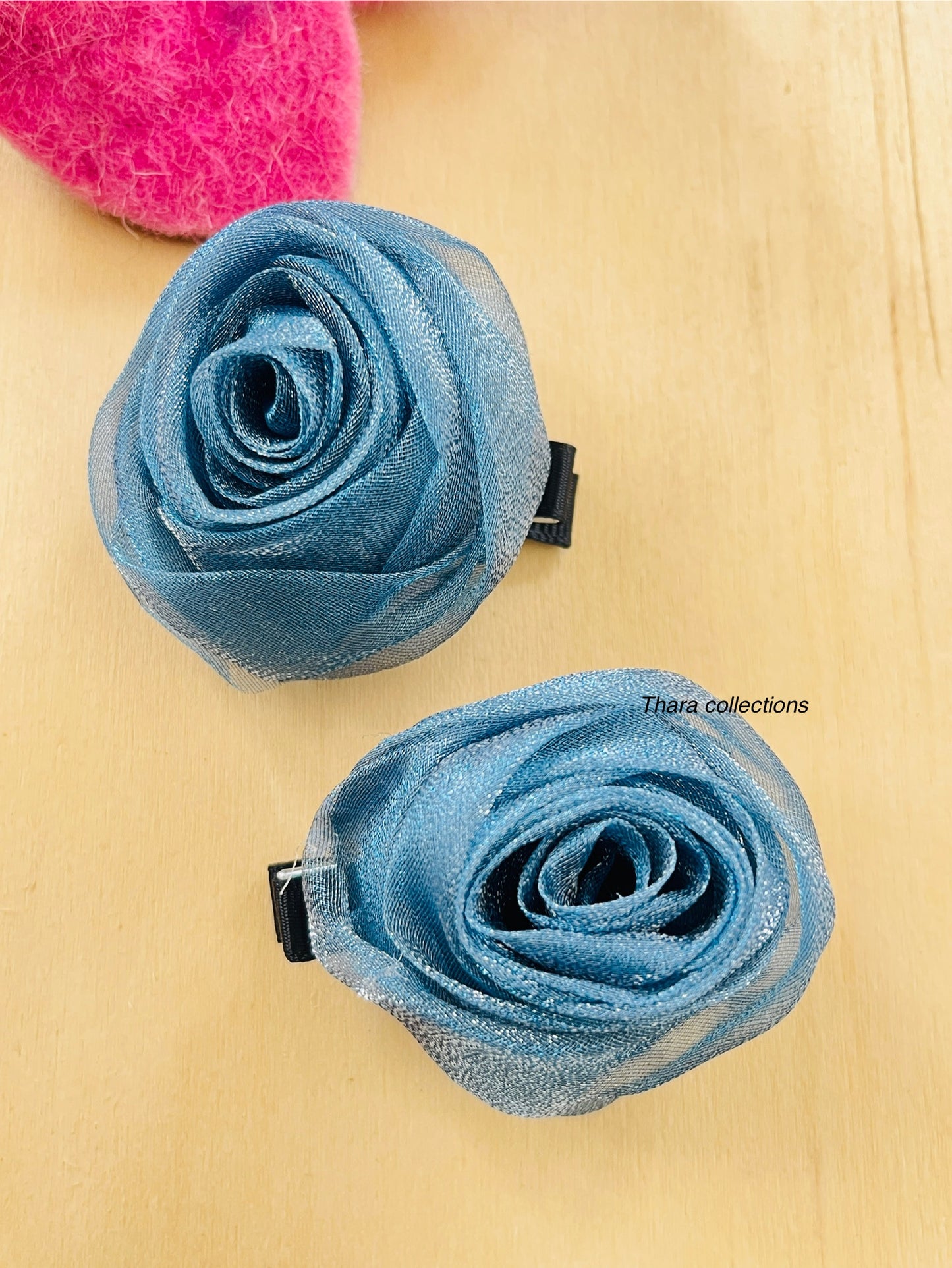Rosette Radiance Hair Clips – Luxe Bloom Series