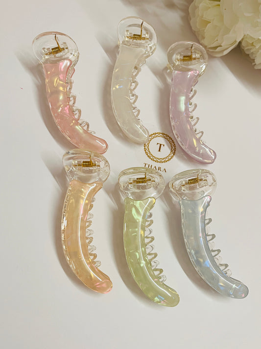 Shiny Party Banana HairClip