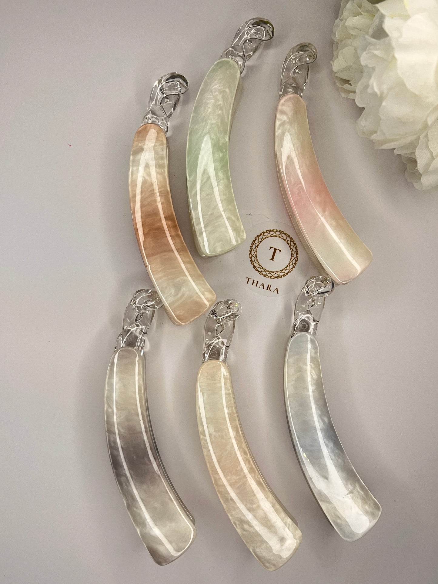 Dual Shaded Lock Banana HairClip