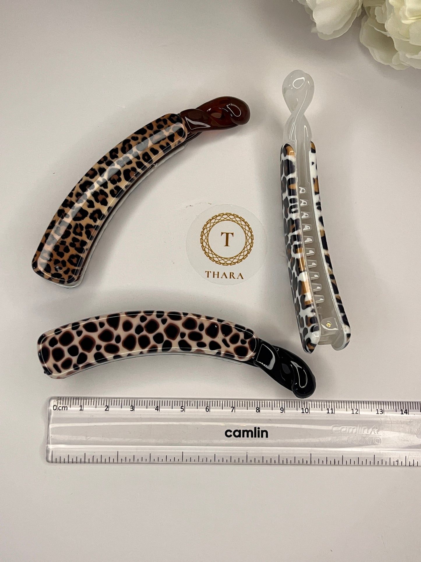 Animal Print Banana Lock HairClip