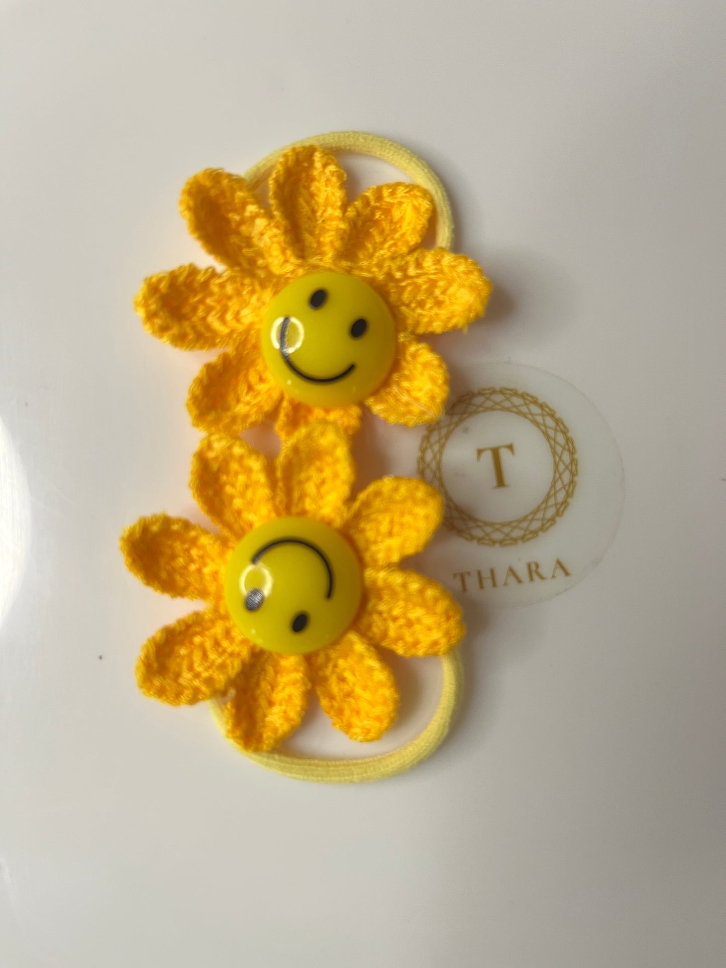 Trendy Sunflower Hair tie - Pair of 2