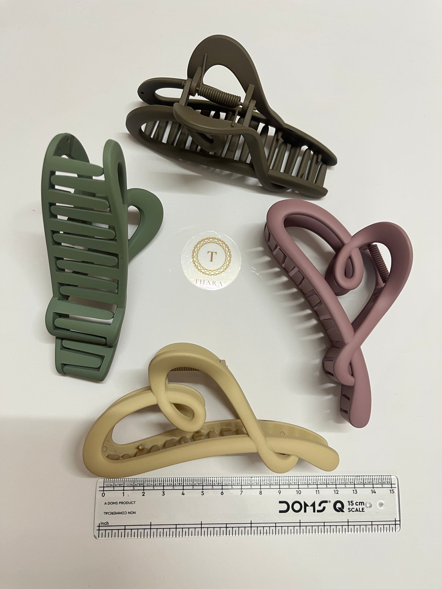 Premium Heart Matte Finish HairClaw