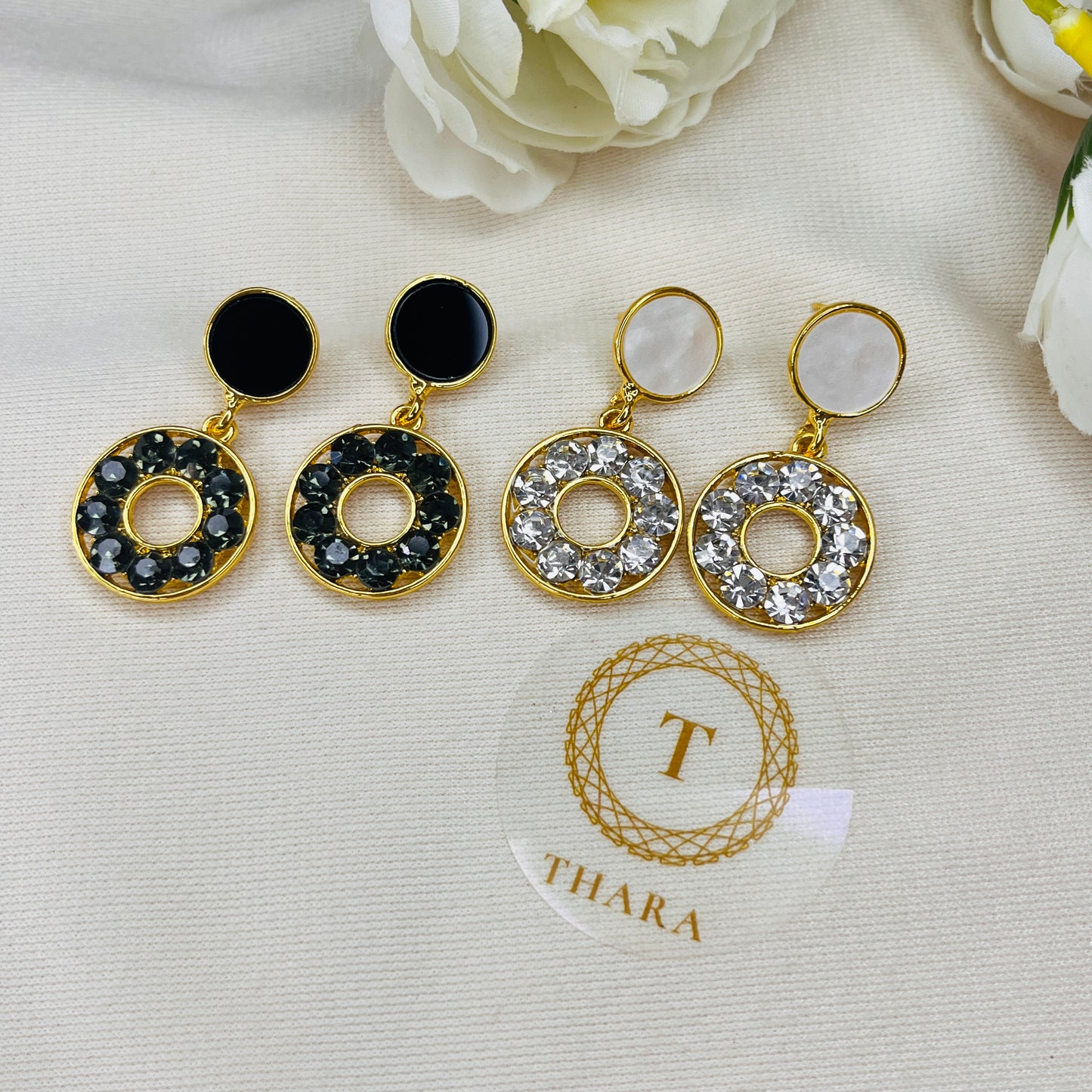 Chic Round Danglers