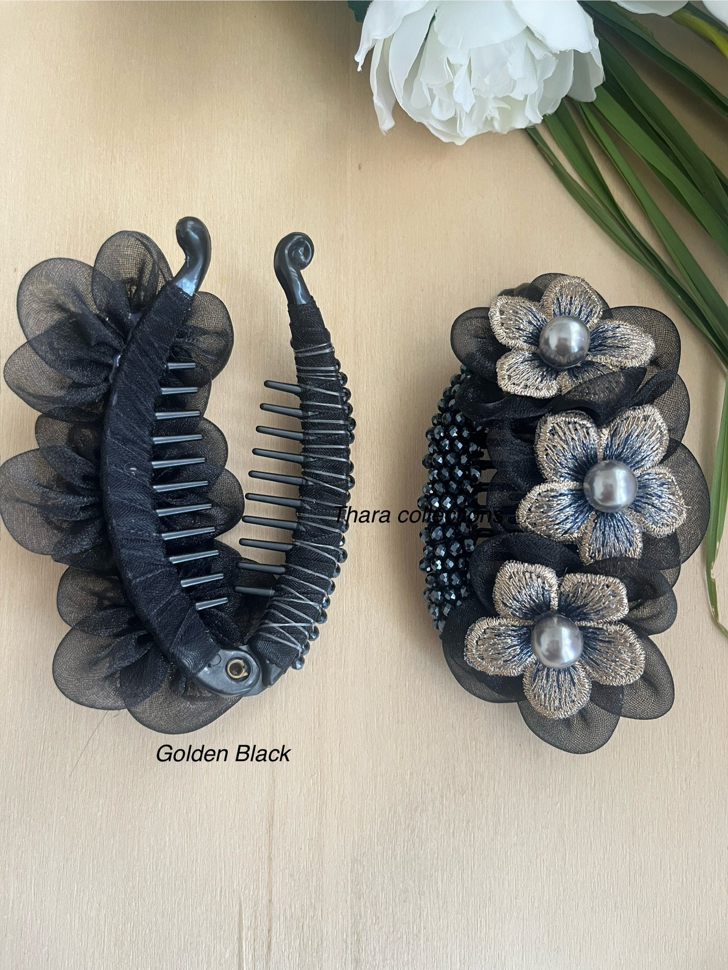 Floral Banana HairClip