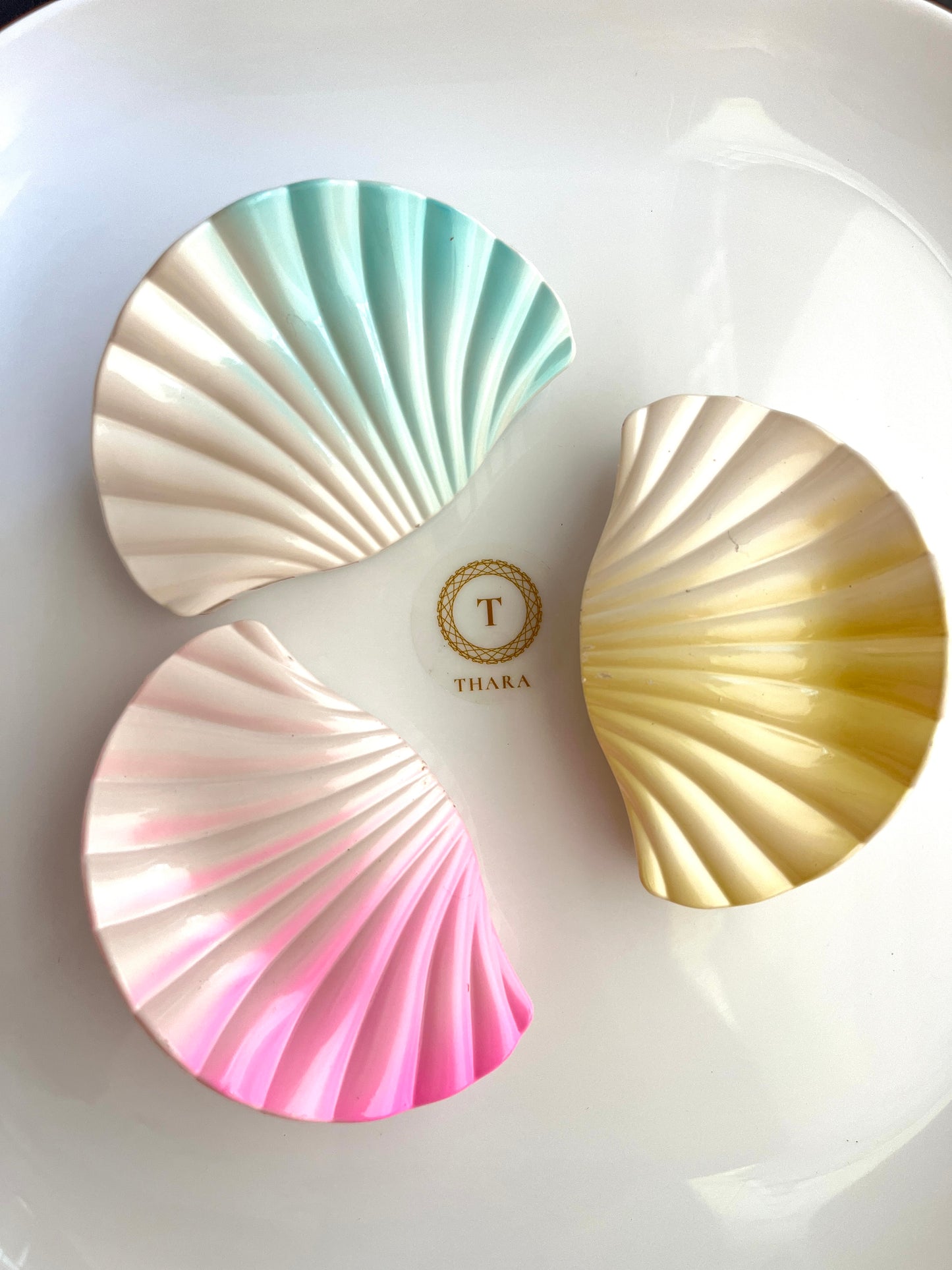 Neutral Seashell Hair Claw Clips – Pastel Matte Ocean-Inspired