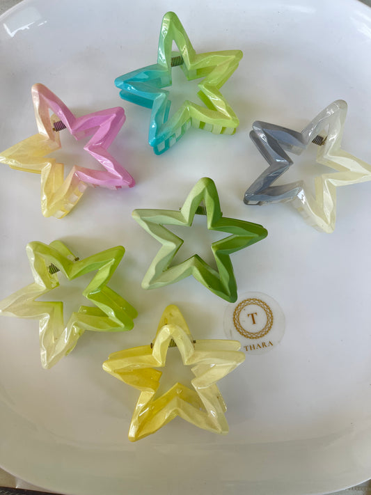 Dual shade Star Hair ClawClip