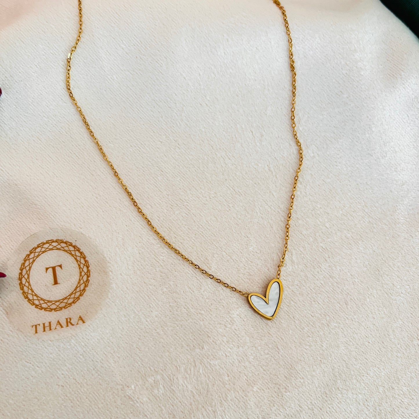 Elegant Heart Pendant Chain