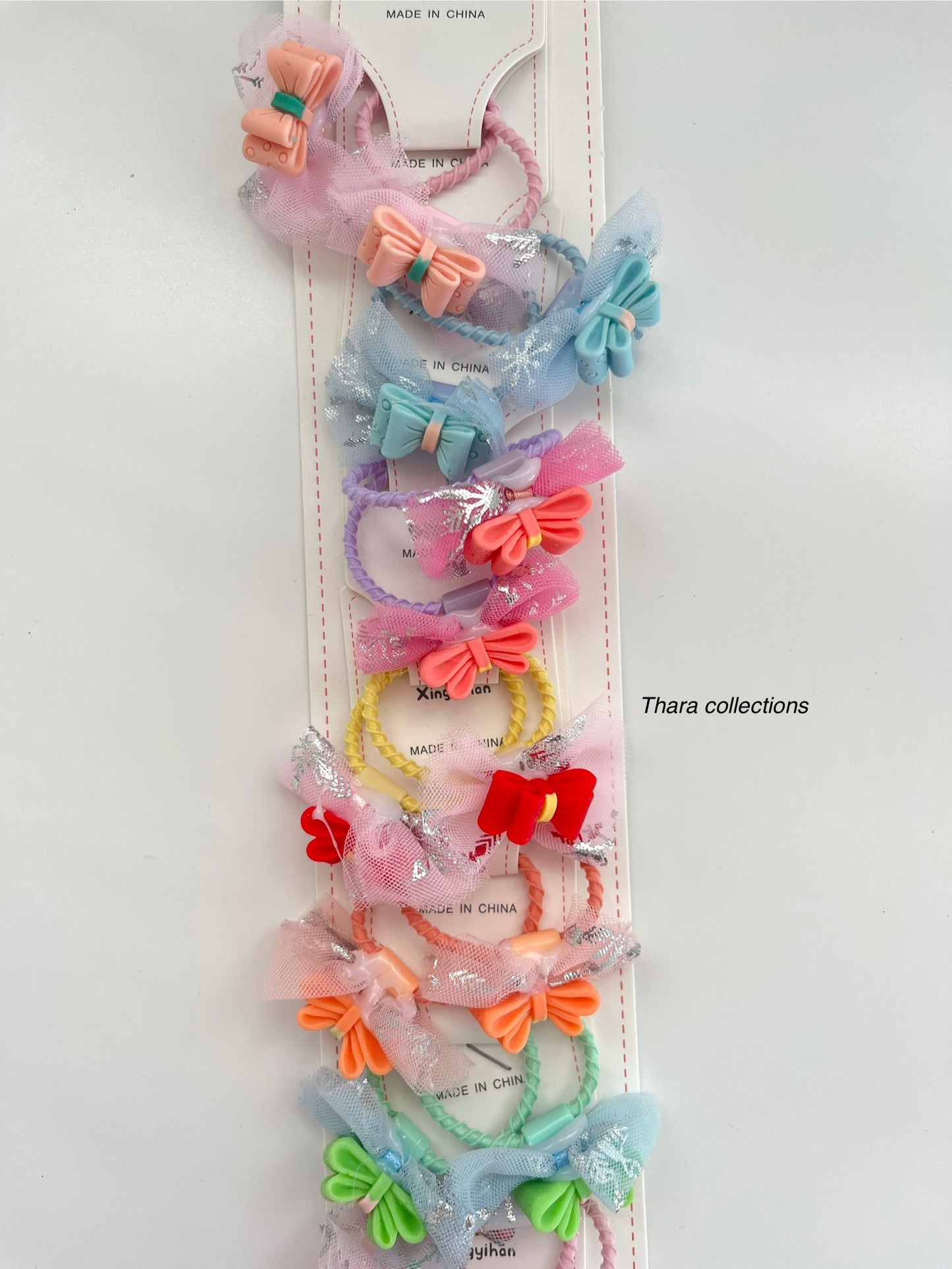 Bow & Tulle Hair Tie Set of 2