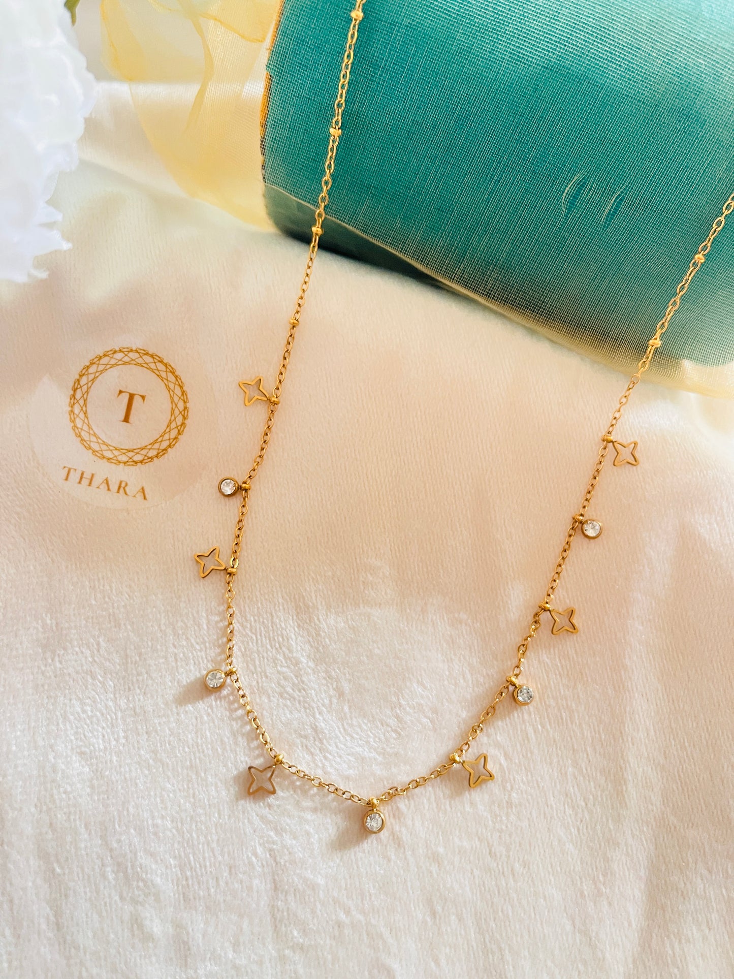 Antitarnish Star Charms Necklace
