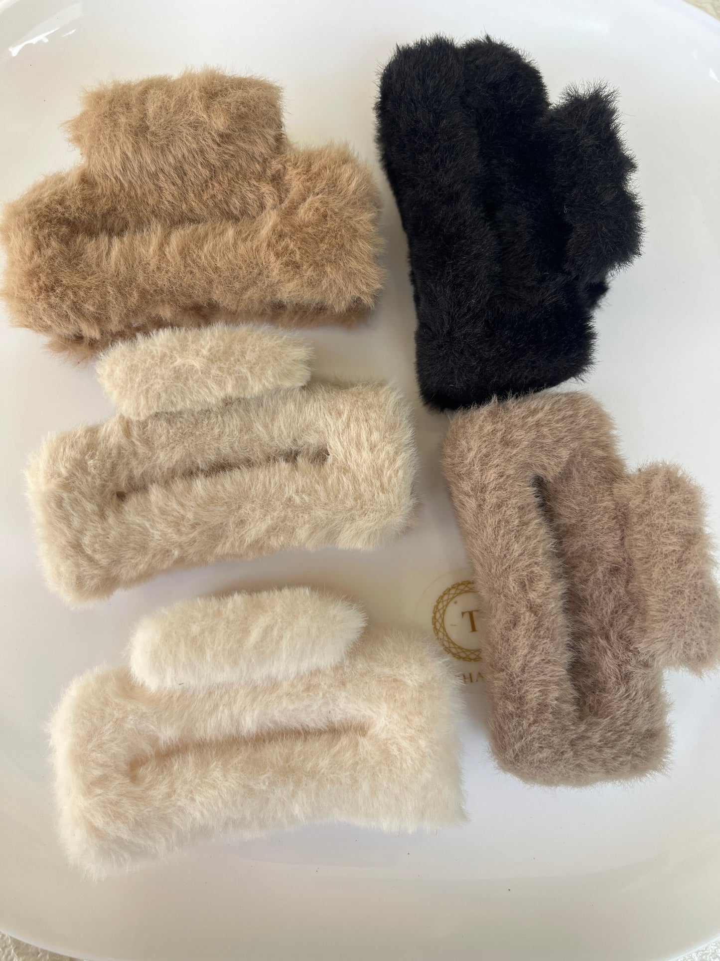 Neutral Shade Fur ClawClip