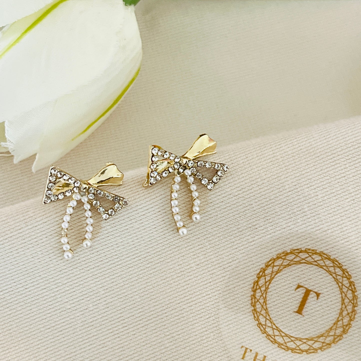 Sparkle Bow Earrings