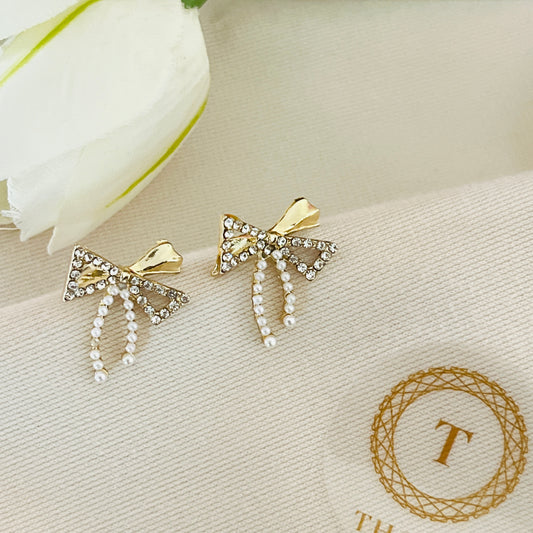 Sparkle Bow Earrings