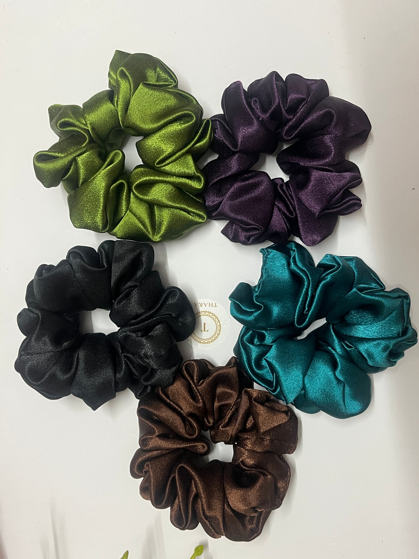 Premium Satin Scrunchies - Medium