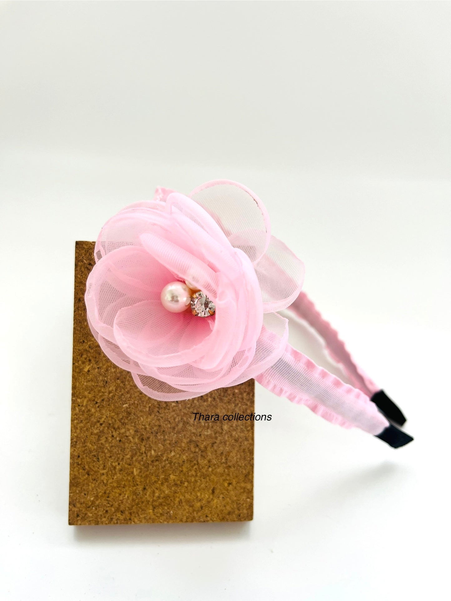 Delicate Floral Pearl Hairbands