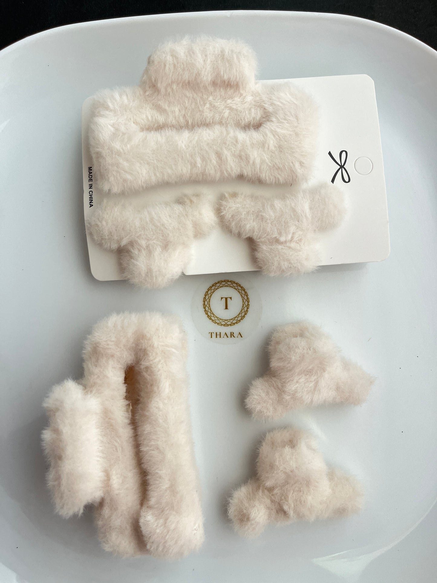 Fur Hair Claw Clips – Soft Fluffy Hair Accessories for Women & Girls