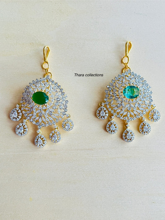 Dual-Style Chandelier Maang Tikka / Hair Accessory