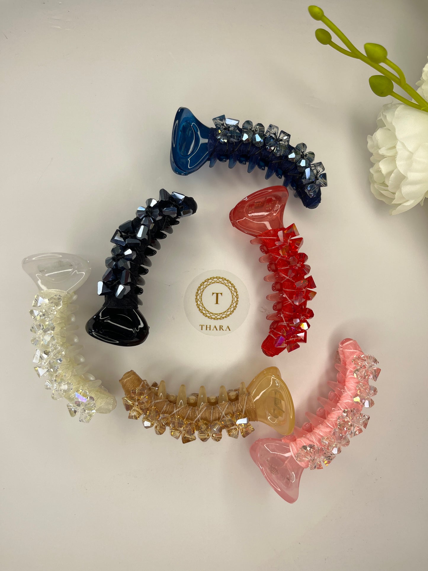Luxe Beaded Party Banana Clips