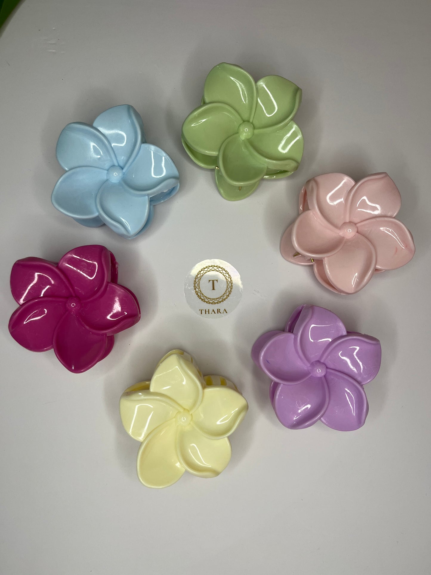 Pastel Haiwain Floral Hair clip