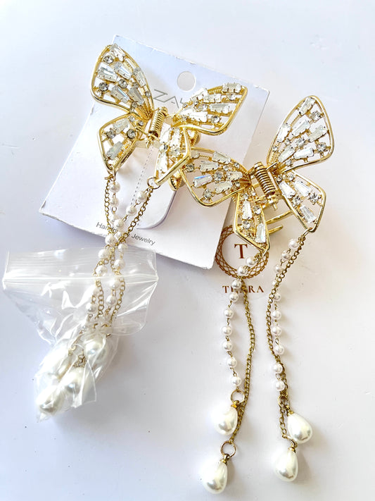 Zaya Exclusive - Pearl hanging Butterfly design