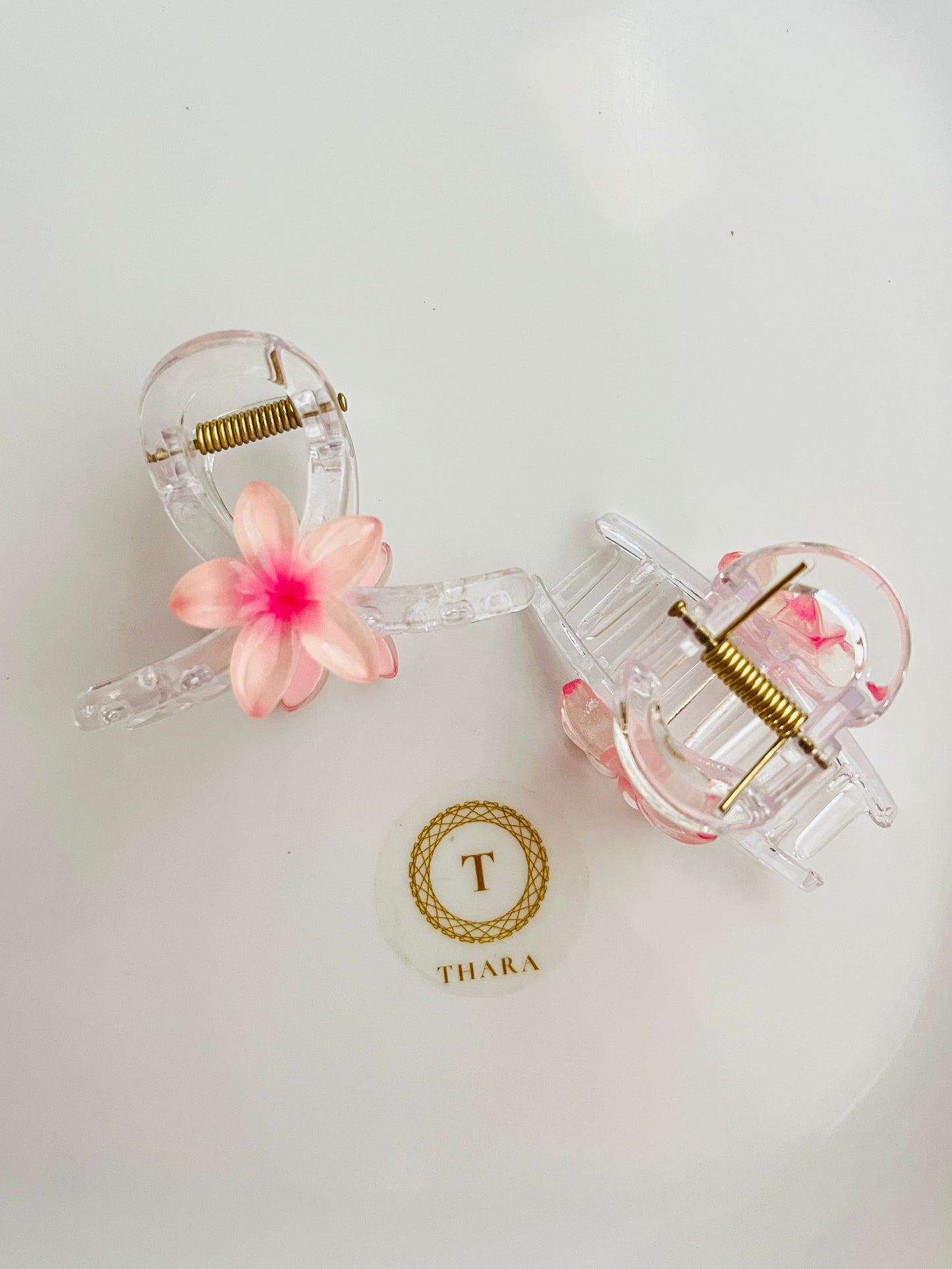 Floral Blossom Hair Claw Clips