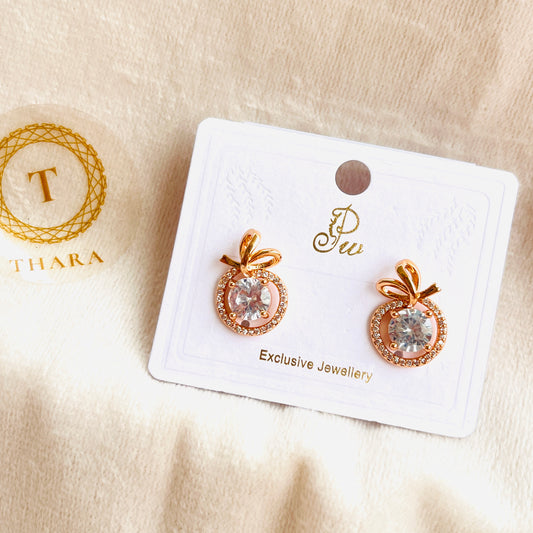 RoseGold MinImal Style Earrings