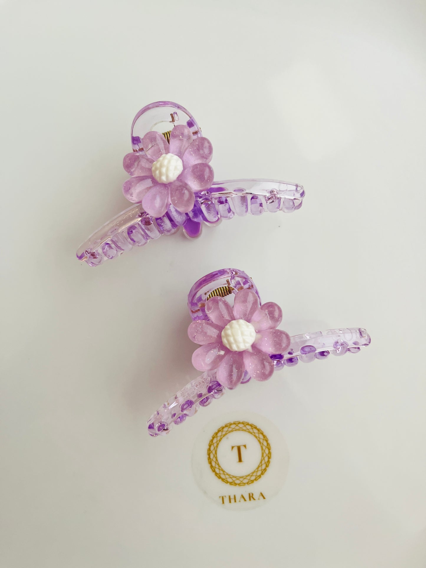 Pastel Daisy Flower Hair Claw Clip – Medium Size