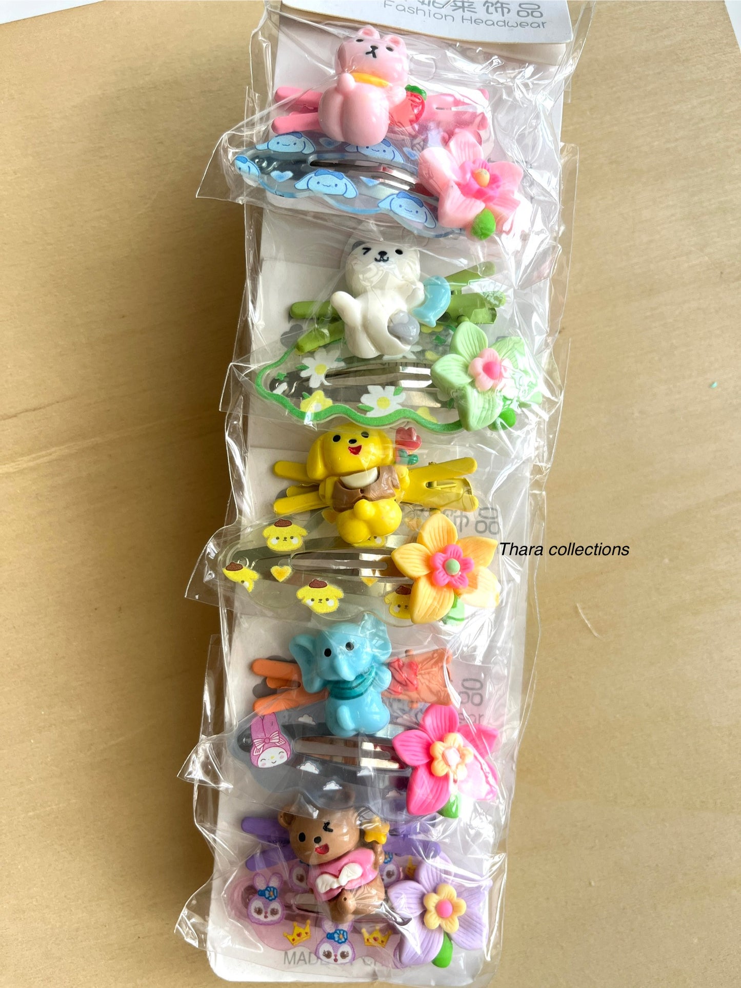 Animal Friends Hair Clip Set – Pack of 2