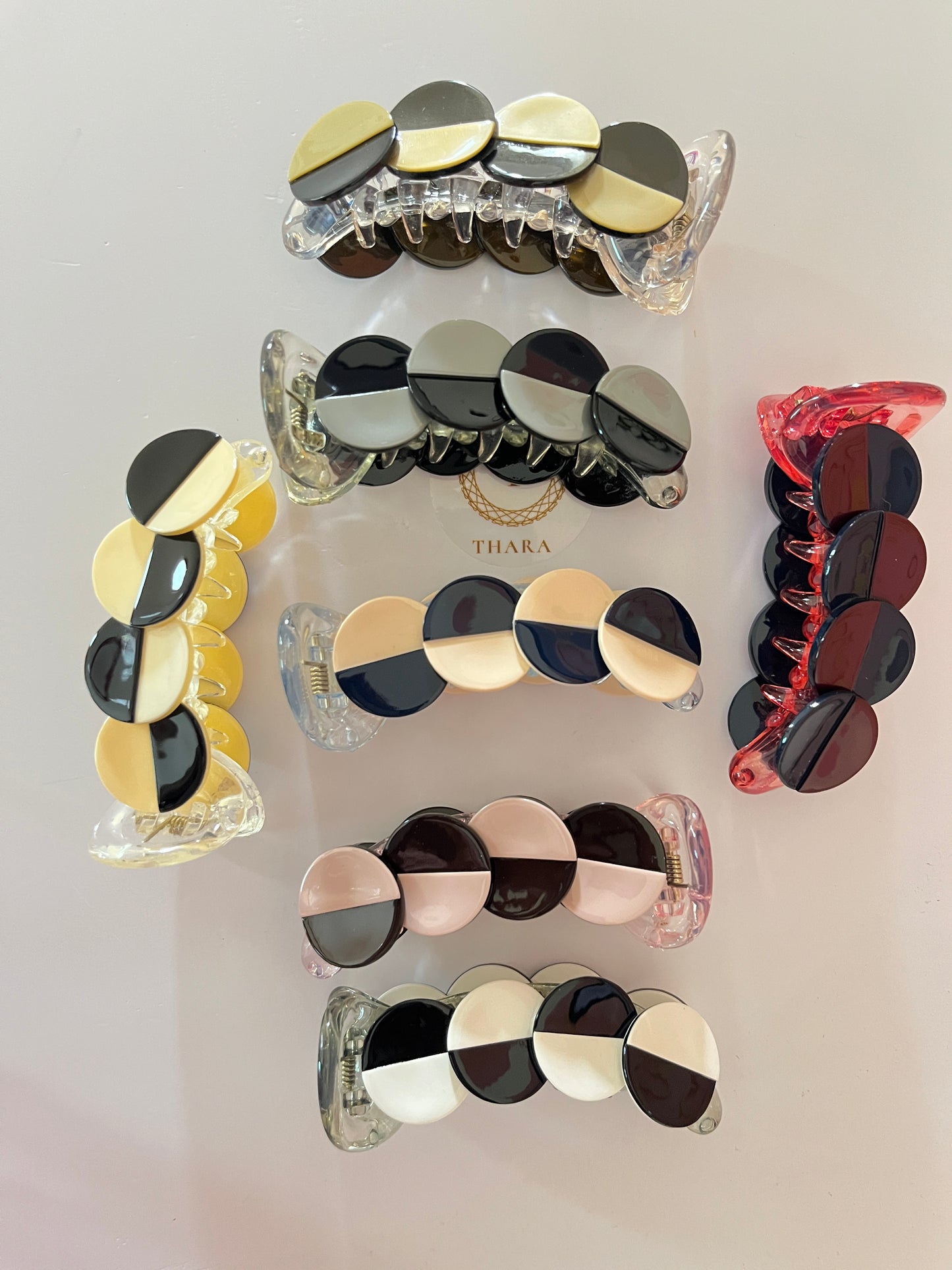 Checked Pattern Banana Clip
