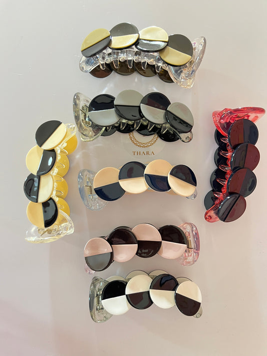 Checked Pattern Banana Clip