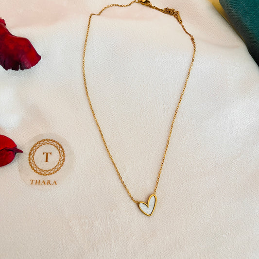 Elegant Heart Pendant Chain