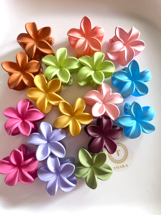 Floral ClawClip - Matte Finish