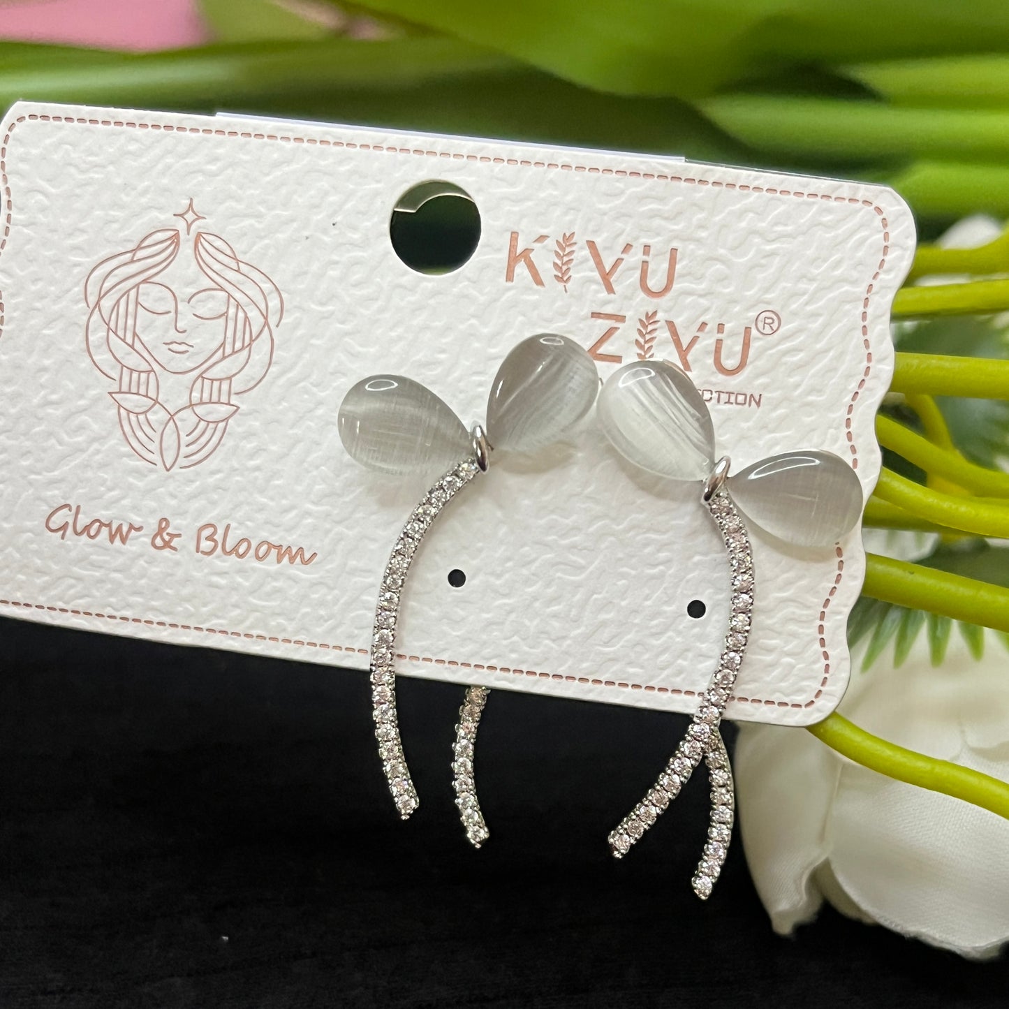 Bow Hanging Earrings