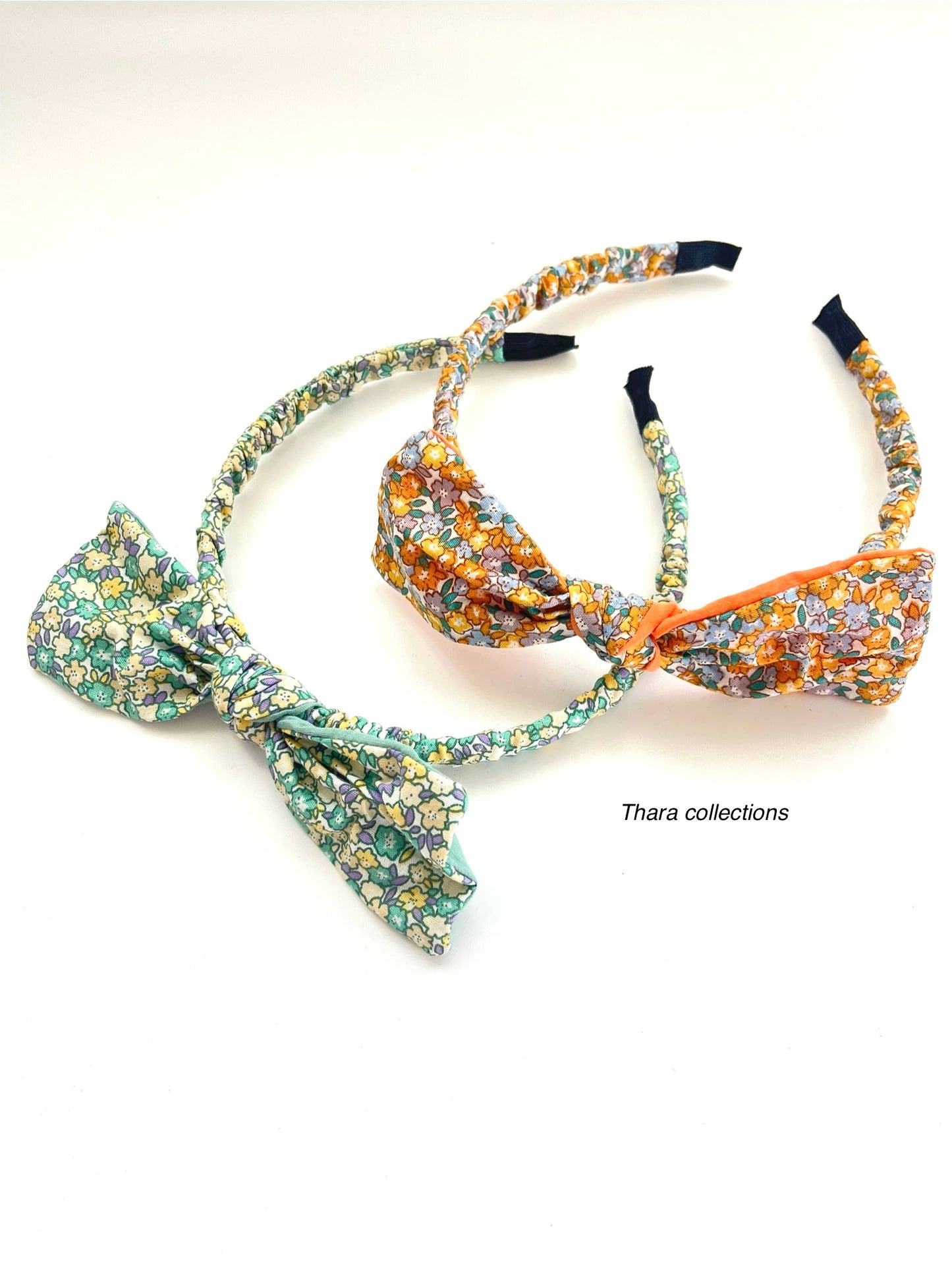 Vintage Floral Bow Hairband Retro Charm in Every Detail