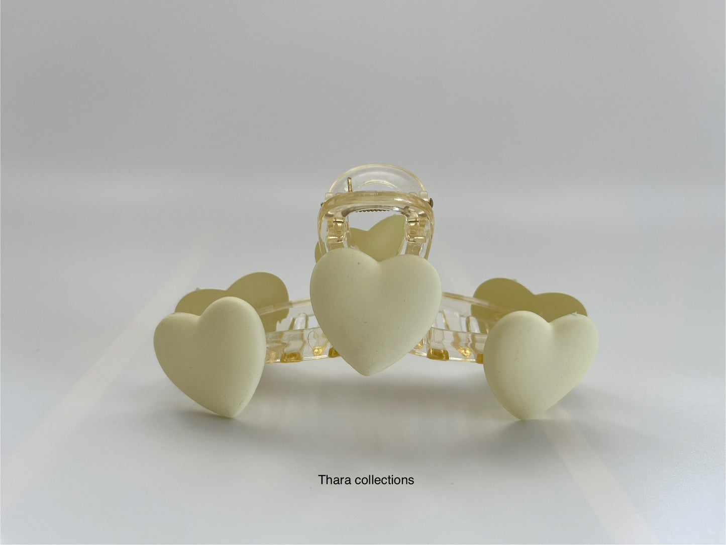 Heart Hair claw clips