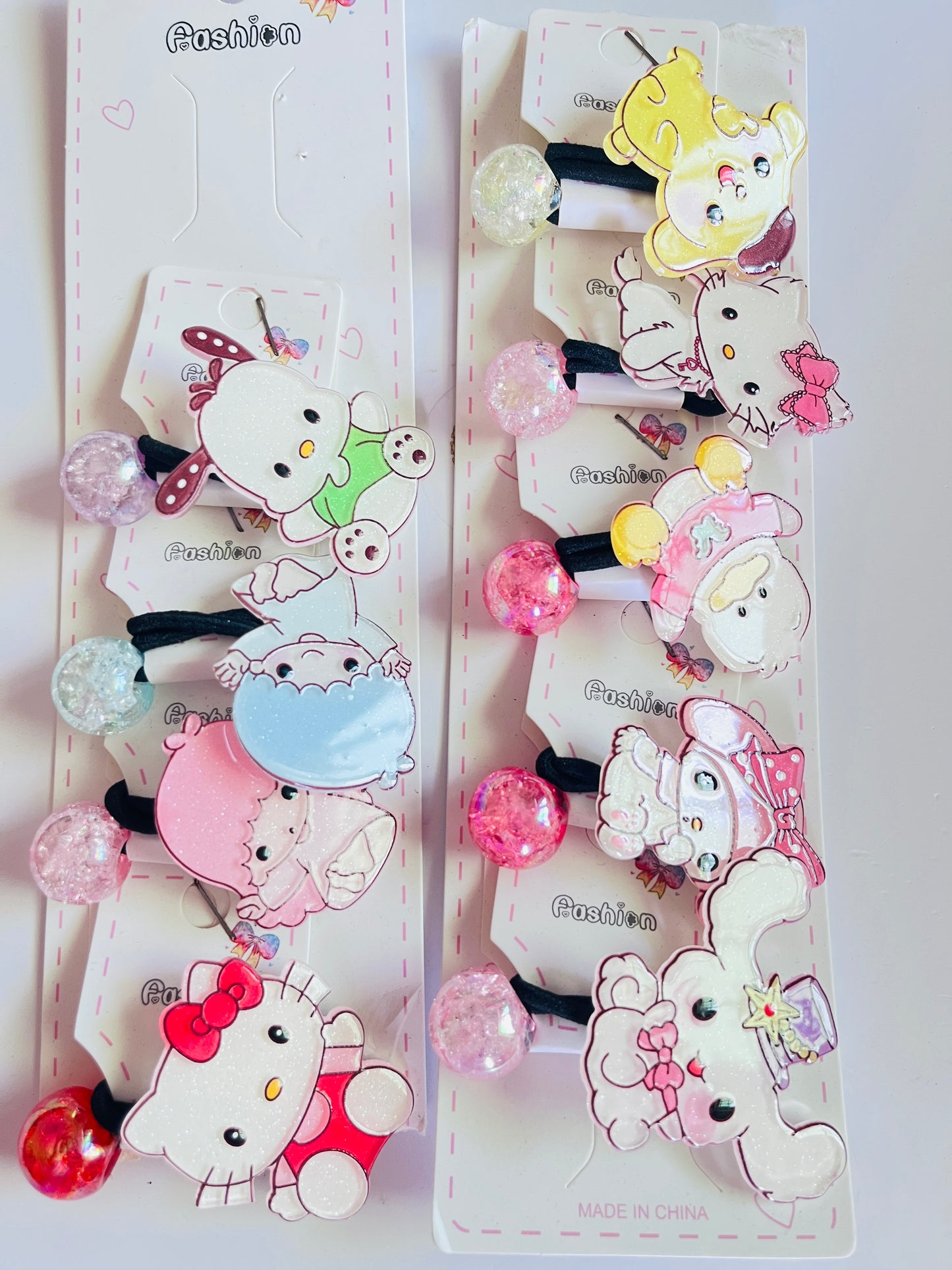Cartoon Character Hair Ties