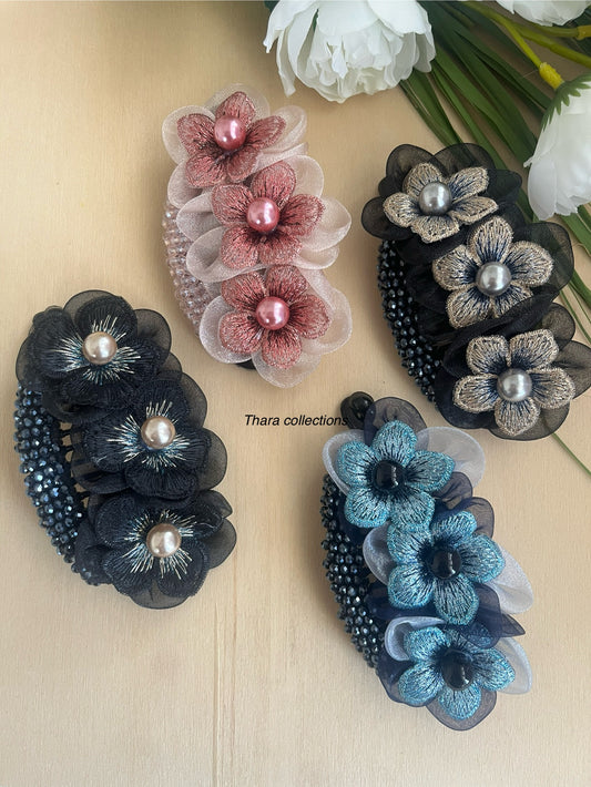 Floral Banana HairClip