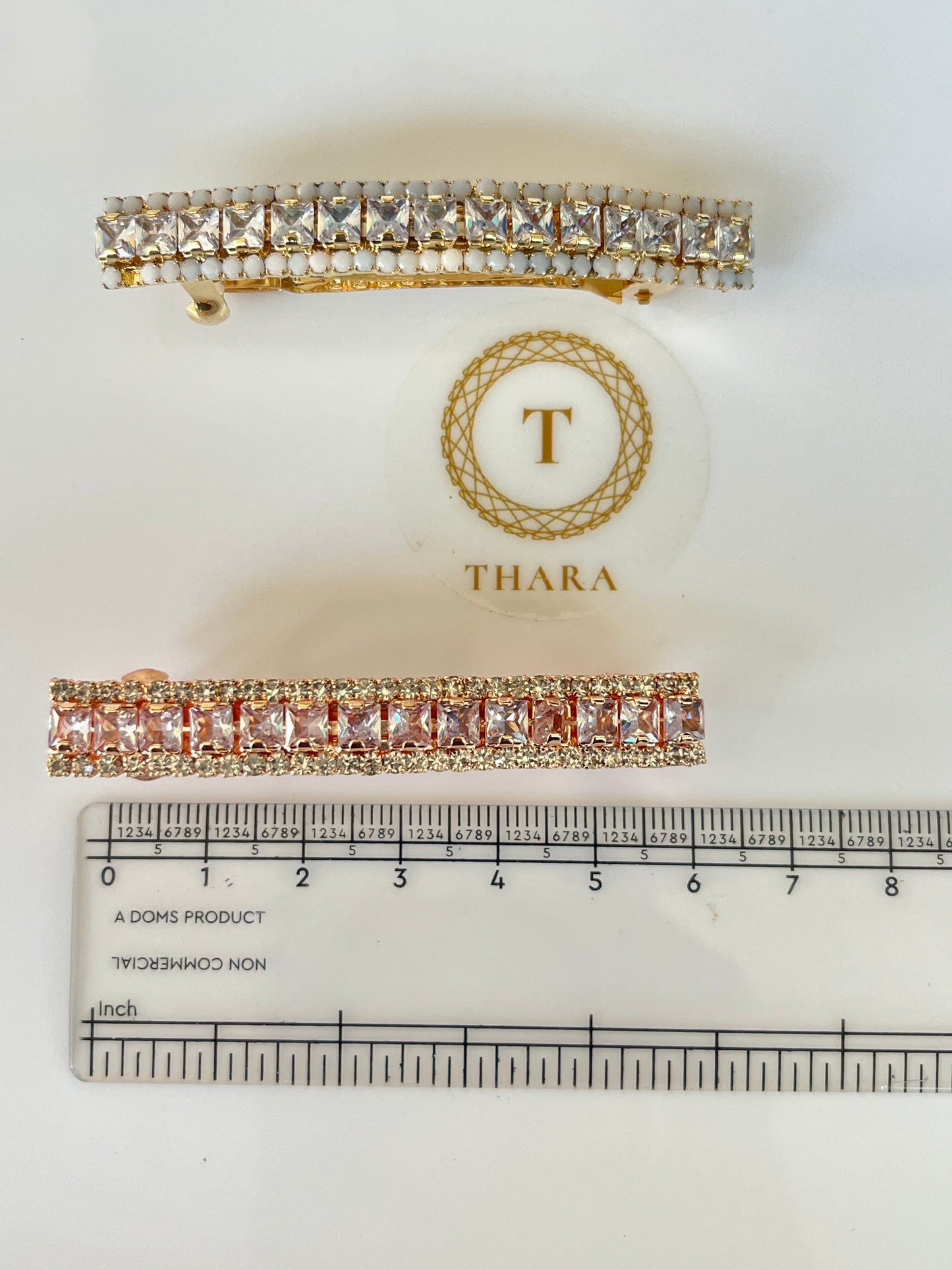 Luxe Aurora Crystal Center Clip