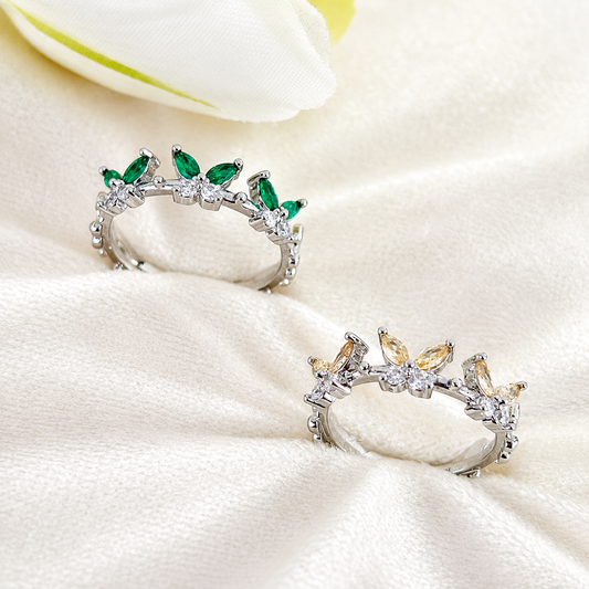 Butterfly Adjustable Ring Collection