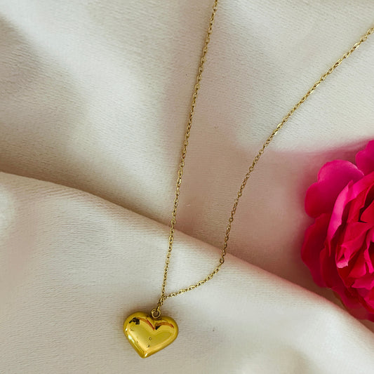 Antitarnish Heart Pendant chain