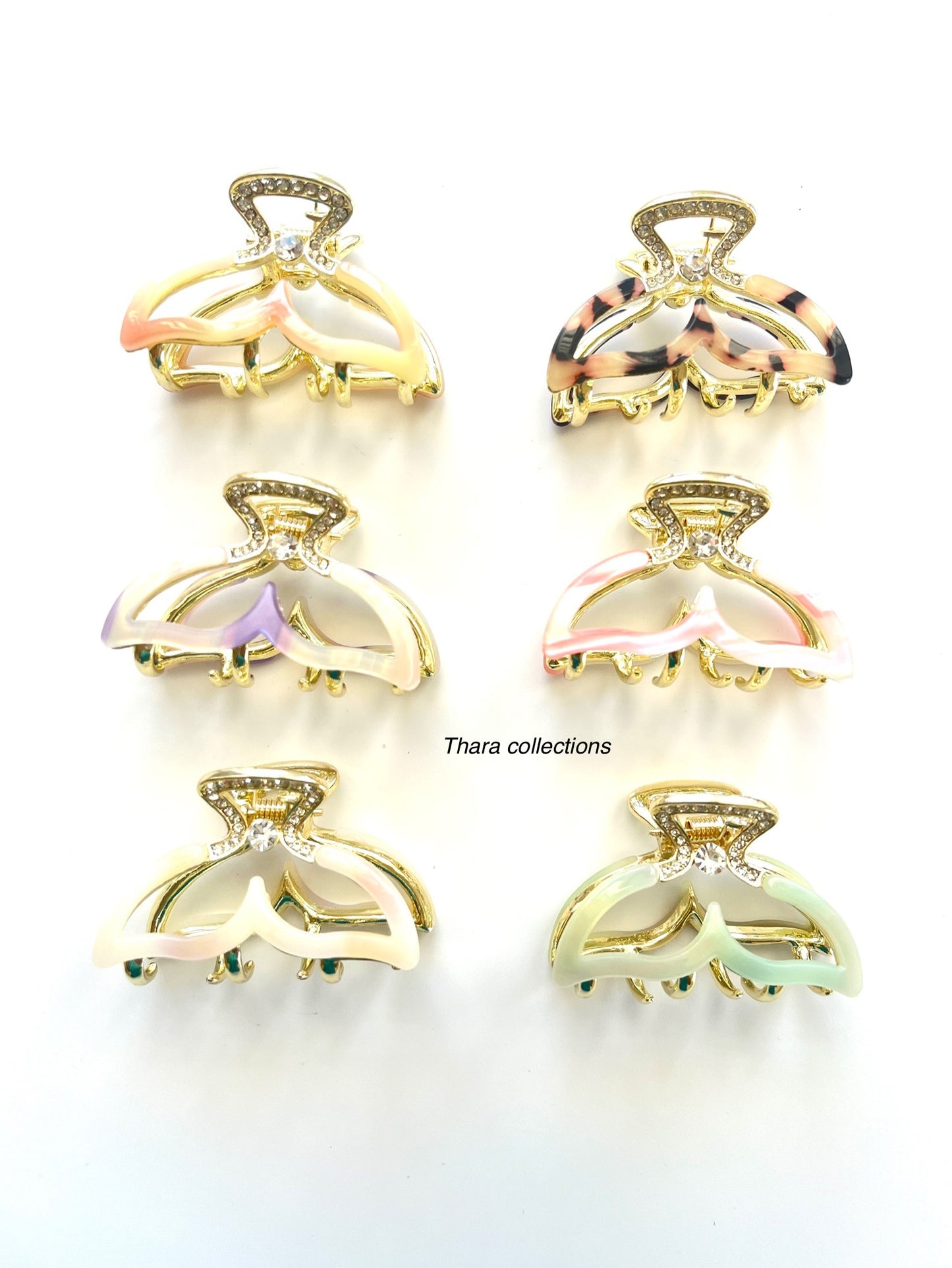 Elegant Luxe Acrylic Hair Claws – Chic & Stylish